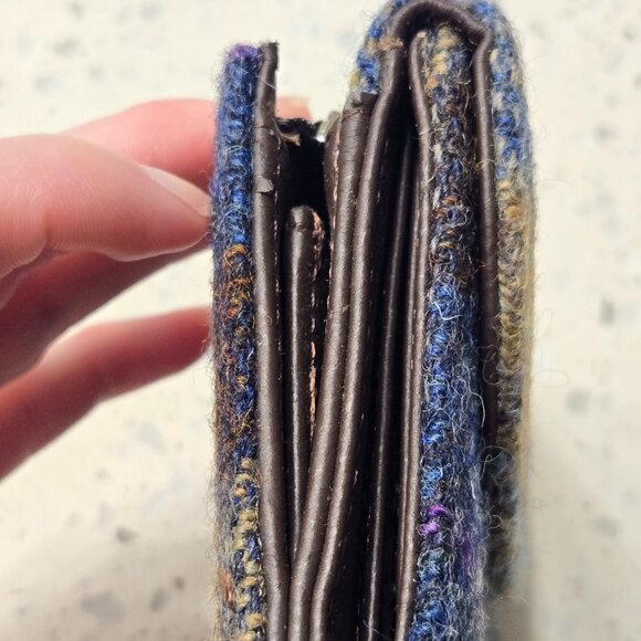 Pre-loved Small Harris Tweed Wallet - Picture 6 of 15